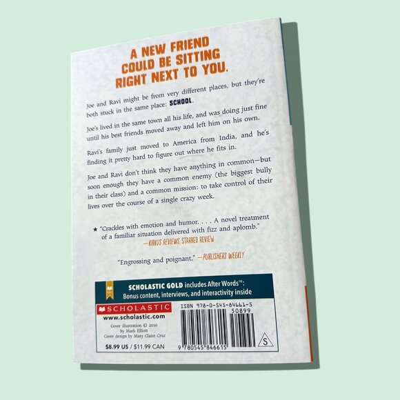 Save Me a Seat (Scholastic Gold)Book by Gita Varadarajan and Sarah Weeks - Picture 2 of 2